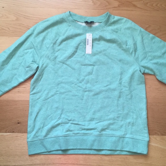 Crewneck sweatshirt in speckled mint. Size s - Picture 2 of 6